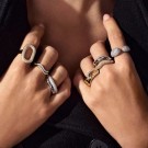 Sif Jakobs - Carrara ring i forgylt sølv med cz thumbnail
