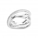 Sif Jakobs - Spirale ring i sølv med cz thumbnail