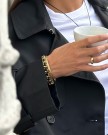 Astrid og Agnes - Lori armring i forgylt stål thumbnail