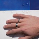 Son of Noa - Ring i stål med hamret overfalte thumbnail