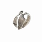 Huldreverket - Ask ring i oksidert sølv thumbnail