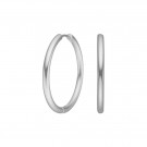 Nordahl Jewellery - Calma øreringer i stål, 30mm. thumbnail