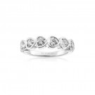 Sif Jakobs - Ring i sølv med cubic zirkonia hjerter thumbnail