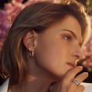 Sif Jakobs - Ring i sølv med cubic zirkonia hjerter thumbnail
