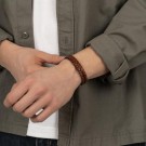 Son of Noa - Armbånd i brunt kalveskinn thumbnail