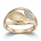 MG Diamonds - Ring i gult gull med diamanter thumbnail
