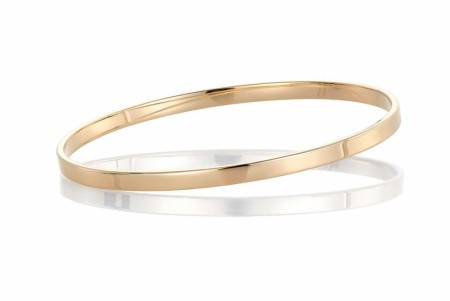 Espeland - Classic armring, rett modell i gult gull. Strørrelse S