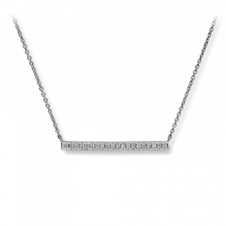 MG Diamonds - Anheng, hvitt gull med diamant