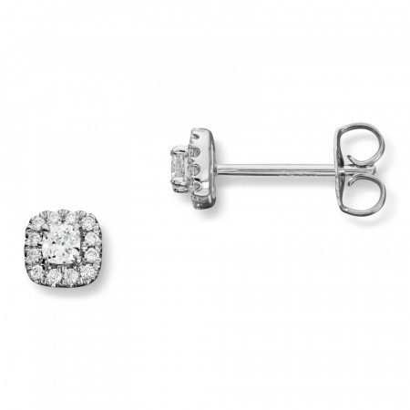 MG Diamonds - Ørepynt i hvitt gull med diamant