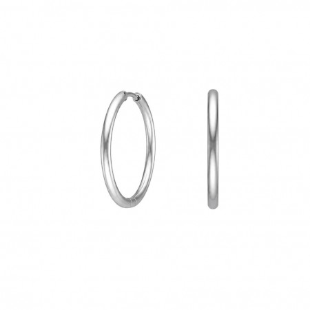Nordahl  jewellery - Calma øreringer i stål, 21mm.